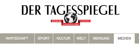 Schreiben: Media Lab – Kolumne im „Tagesspiegel“